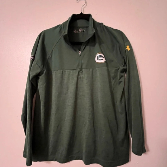 Green Bay Packers Under Armour quarter zip jacket womens size small. - Picture 1 of 6